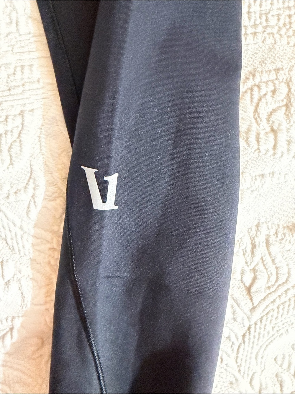 Vuori Black High-Rise Performance Leggings 3/4 length S - Picture 2 of 5